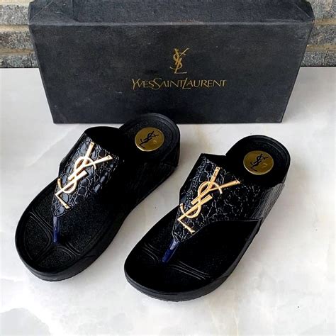 ysl flip flops for women.